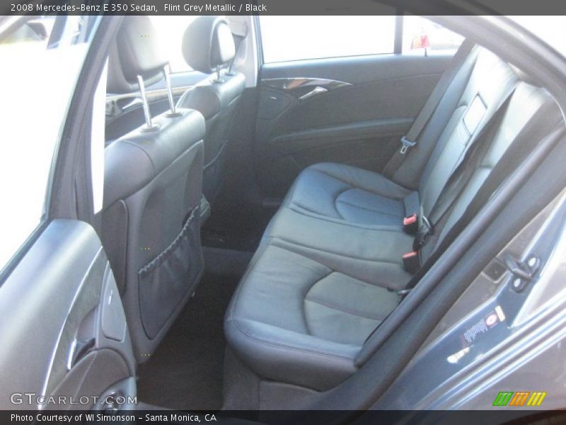 Flint Grey Metallic / Black 2008 Mercedes-Benz E 350 Sedan