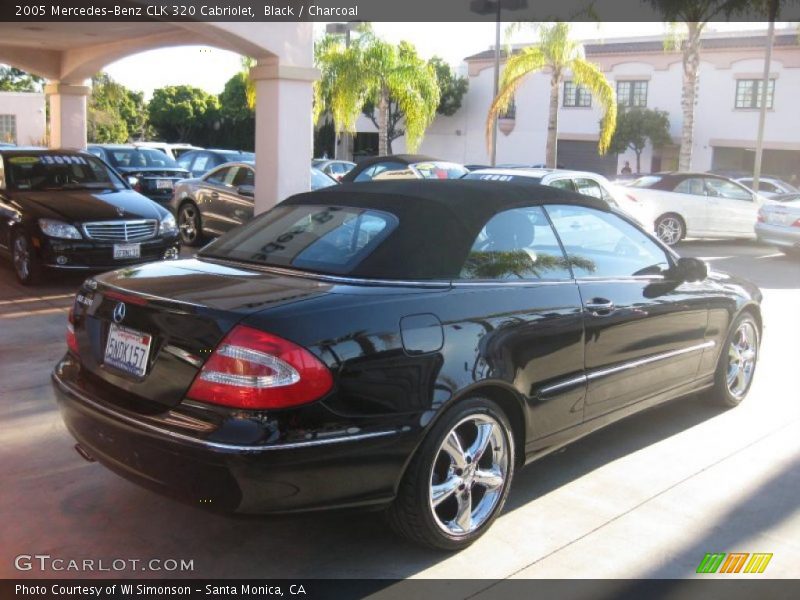 Black / Charcoal 2005 Mercedes-Benz CLK 320 Cabriolet