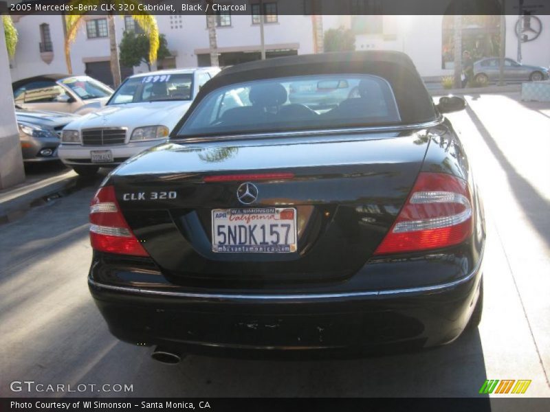 Black / Charcoal 2005 Mercedes-Benz CLK 320 Cabriolet