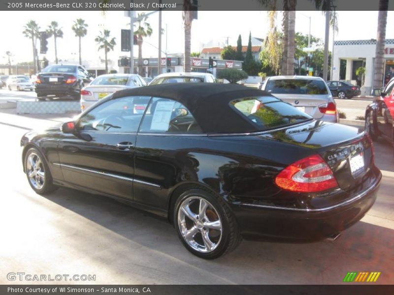 Black / Charcoal 2005 Mercedes-Benz CLK 320 Cabriolet