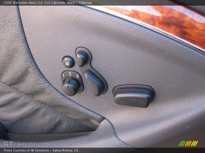 Black / Charcoal 2005 Mercedes-Benz CLK 320 Cabriolet