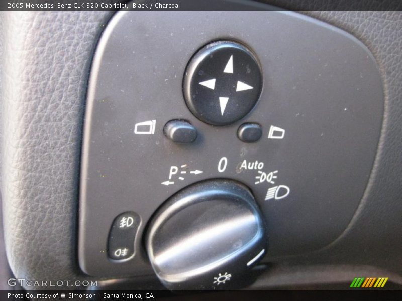 Black / Charcoal 2005 Mercedes-Benz CLK 320 Cabriolet