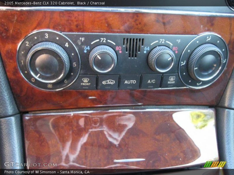 Black / Charcoal 2005 Mercedes-Benz CLK 320 Cabriolet