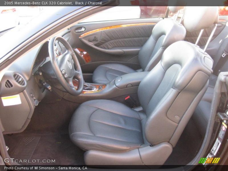 Black / Charcoal 2005 Mercedes-Benz CLK 320 Cabriolet