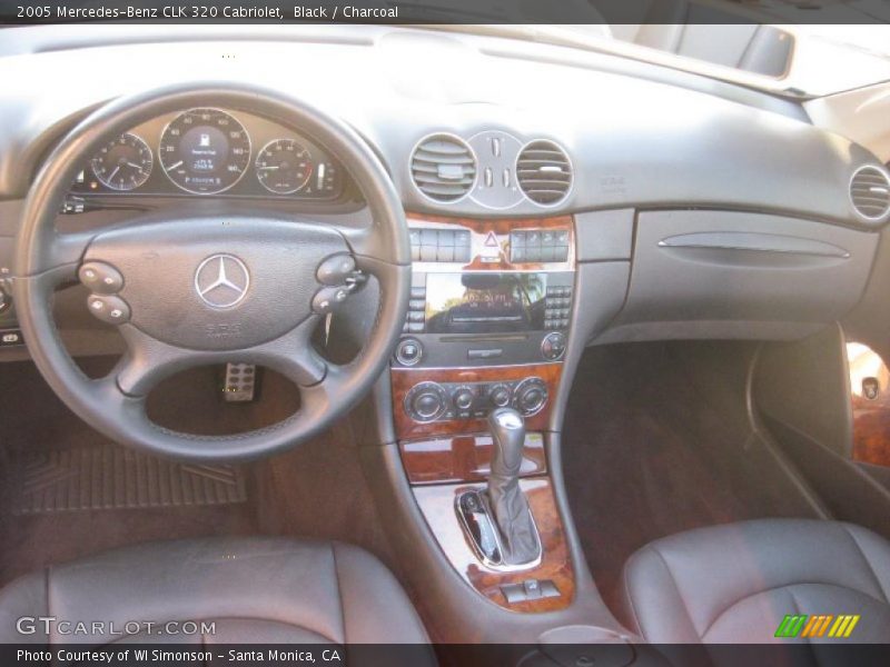 Black / Charcoal 2005 Mercedes-Benz CLK 320 Cabriolet