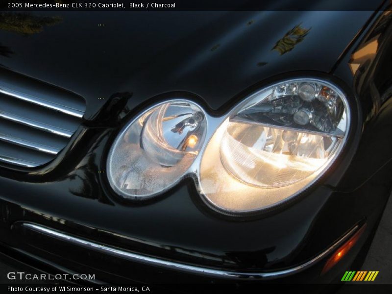 Black / Charcoal 2005 Mercedes-Benz CLK 320 Cabriolet
