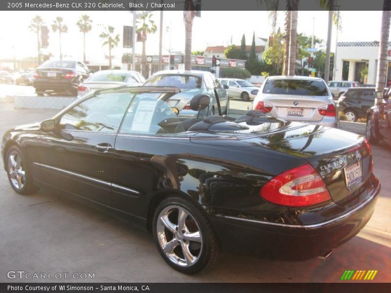 Black / Charcoal 2005 Mercedes-Benz CLK 320 Cabriolet