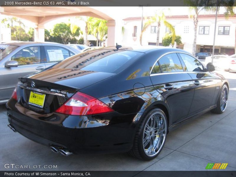 Black / Black 2008 Mercedes-Benz CLS 63 AMG