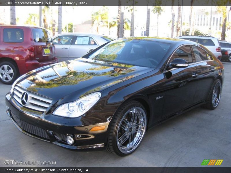 Black / Black 2008 Mercedes-Benz CLS 63 AMG