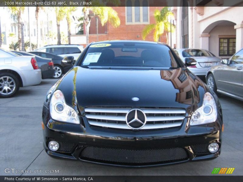 Black / Black 2008 Mercedes-Benz CLS 63 AMG