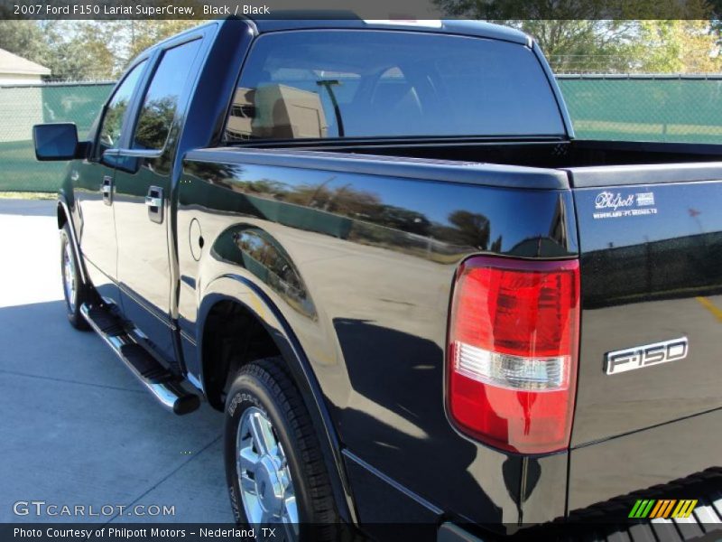 Black / Black 2007 Ford F150 Lariat SuperCrew