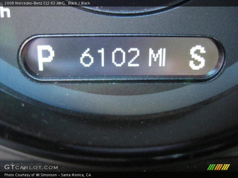 Black / Black 2008 Mercedes-Benz CLS 63 AMG