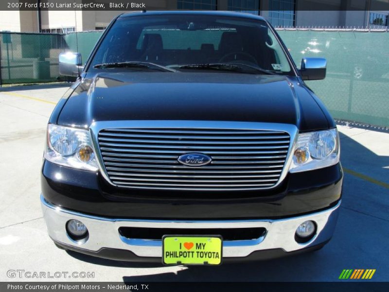 Black / Black 2007 Ford F150 Lariat SuperCrew