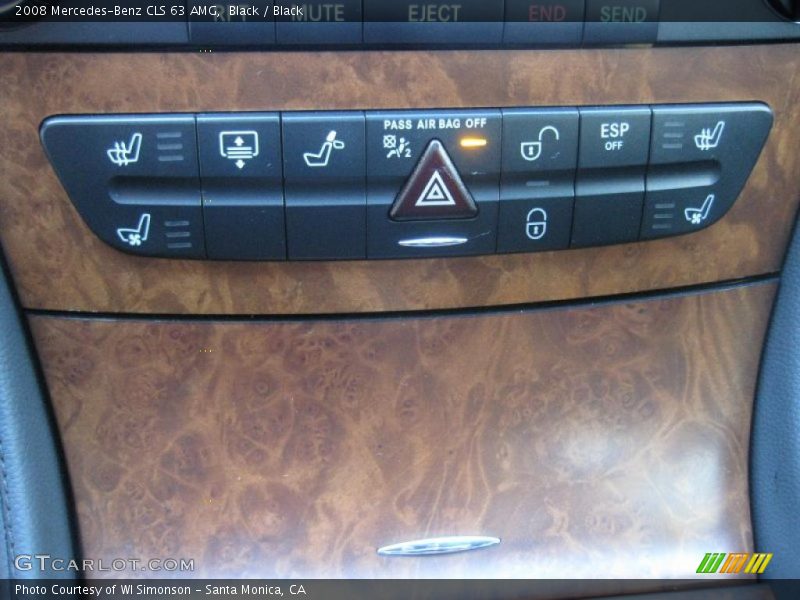 Controls of 2008 CLS 63 AMG