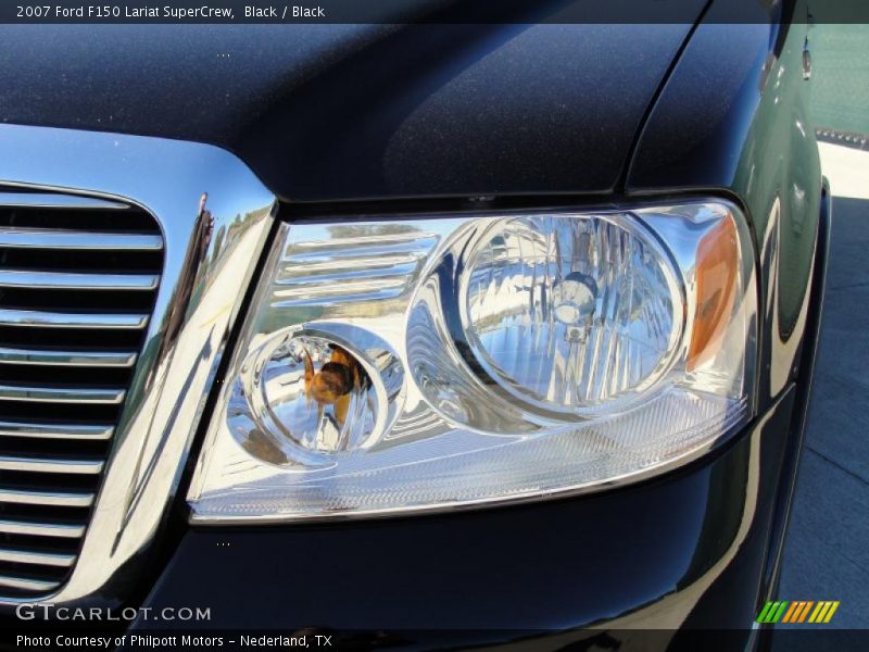 Black / Black 2007 Ford F150 Lariat SuperCrew
