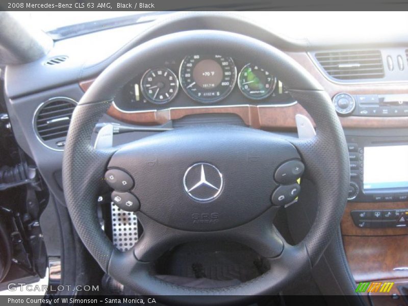 Black / Black 2008 Mercedes-Benz CLS 63 AMG
