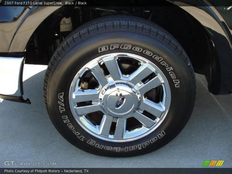 Black / Black 2007 Ford F150 Lariat SuperCrew