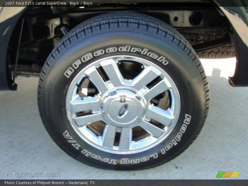 Black / Black 2007 Ford F150 Lariat SuperCrew