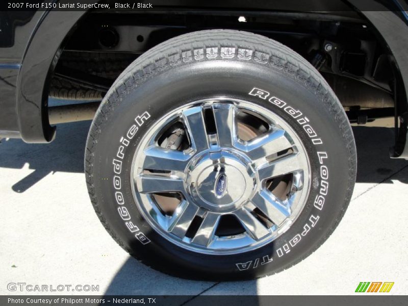 Black / Black 2007 Ford F150 Lariat SuperCrew