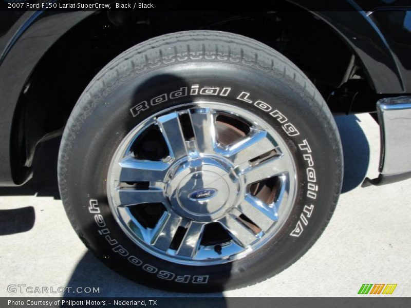 Black / Black 2007 Ford F150 Lariat SuperCrew