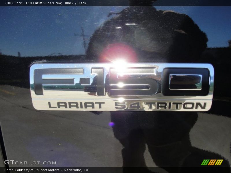 Black / Black 2007 Ford F150 Lariat SuperCrew