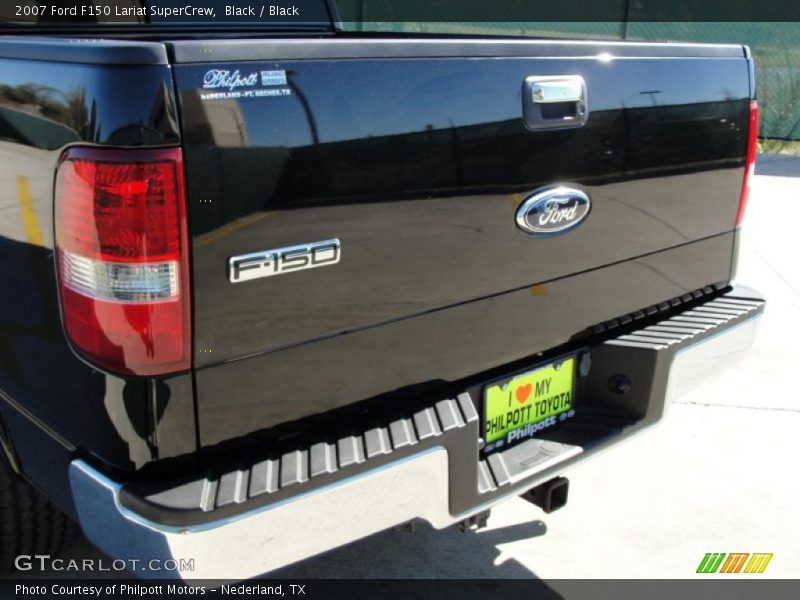Black / Black 2007 Ford F150 Lariat SuperCrew