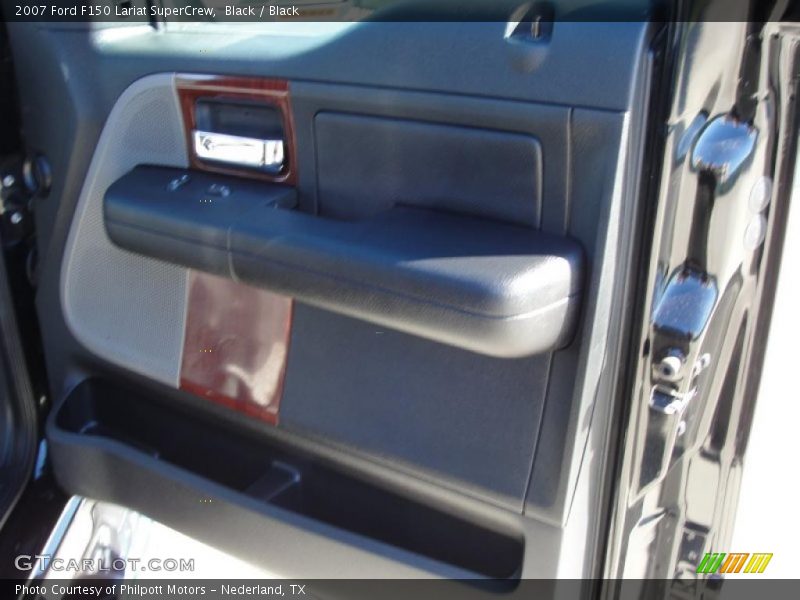 Black / Black 2007 Ford F150 Lariat SuperCrew
