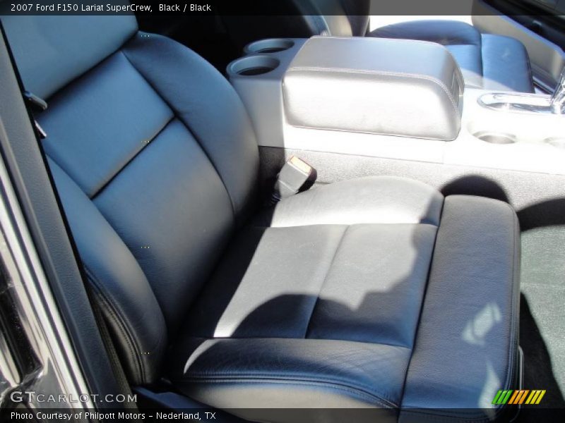 Black / Black 2007 Ford F150 Lariat SuperCrew