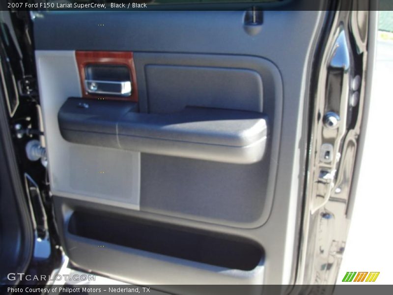 Black / Black 2007 Ford F150 Lariat SuperCrew