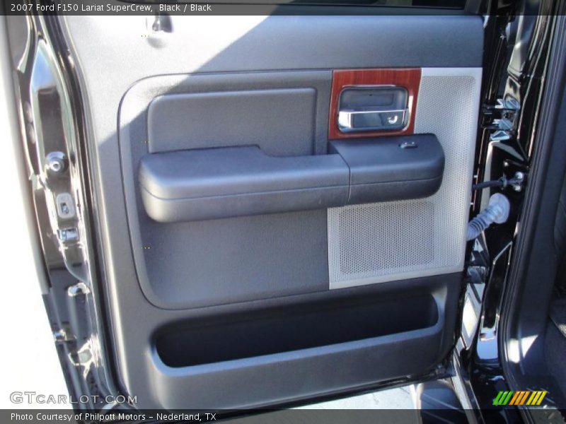 Black / Black 2007 Ford F150 Lariat SuperCrew