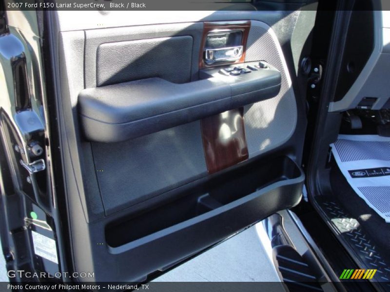 Black / Black 2007 Ford F150 Lariat SuperCrew