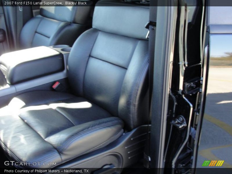 Black / Black 2007 Ford F150 Lariat SuperCrew