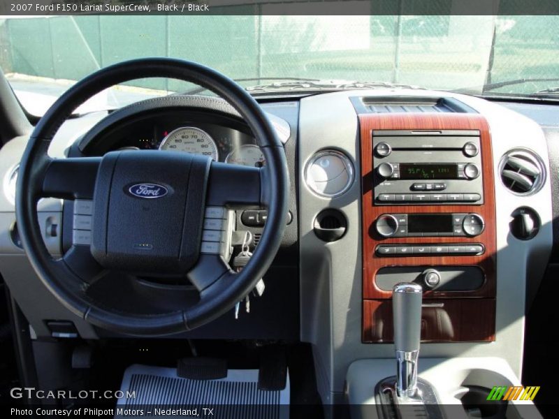 Black / Black 2007 Ford F150 Lariat SuperCrew