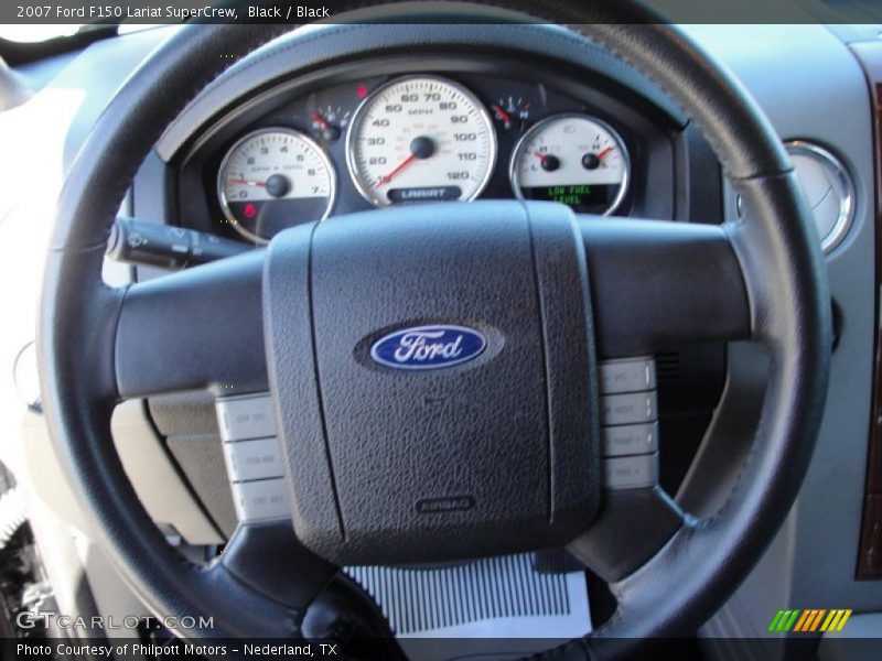 Black / Black 2007 Ford F150 Lariat SuperCrew