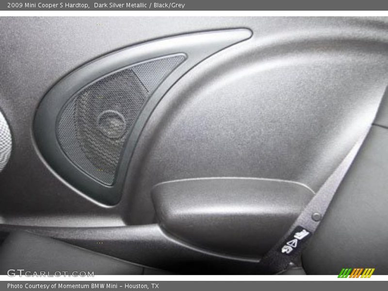Dark Silver Metallic / Black/Grey 2009 Mini Cooper S Hardtop
