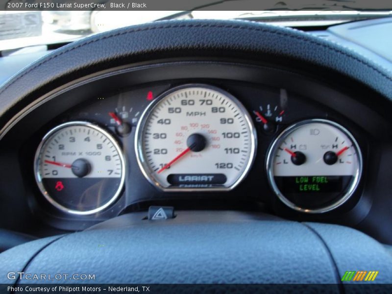 Black / Black 2007 Ford F150 Lariat SuperCrew