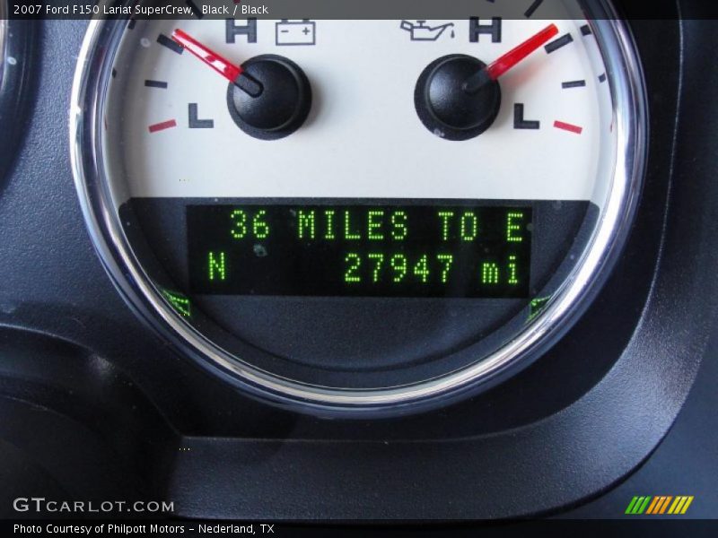 Black / Black 2007 Ford F150 Lariat SuperCrew