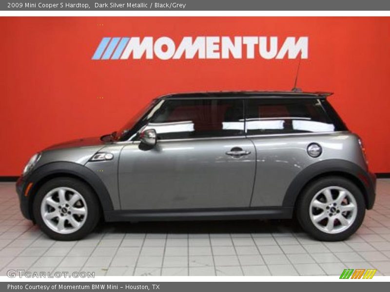Dark Silver Metallic / Black/Grey 2009 Mini Cooper S Hardtop