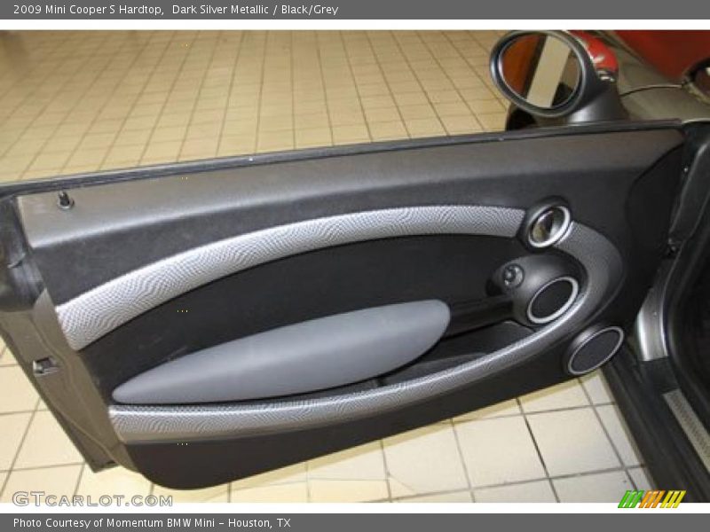 Dark Silver Metallic / Black/Grey 2009 Mini Cooper S Hardtop