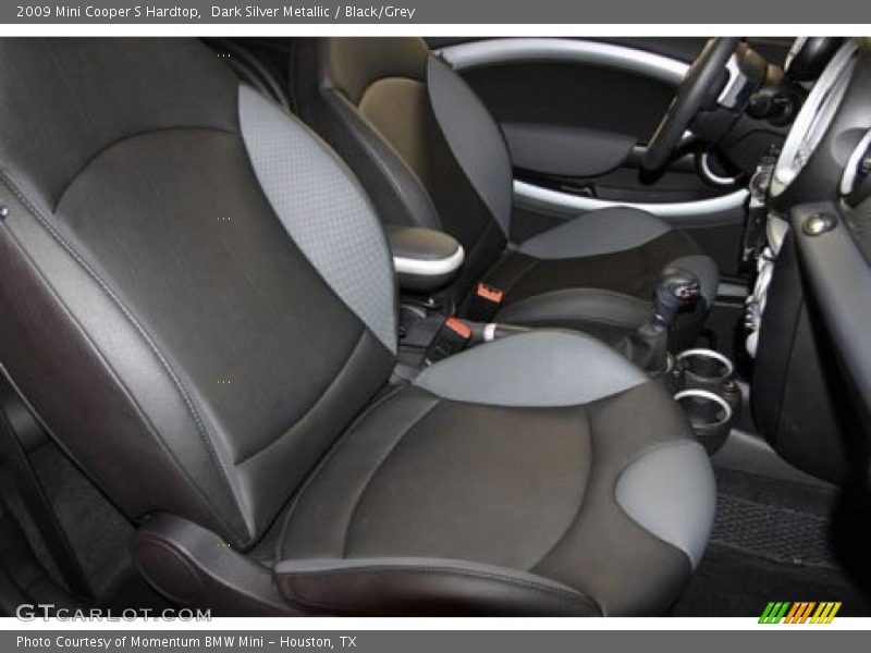 Dark Silver Metallic / Black/Grey 2009 Mini Cooper S Hardtop
