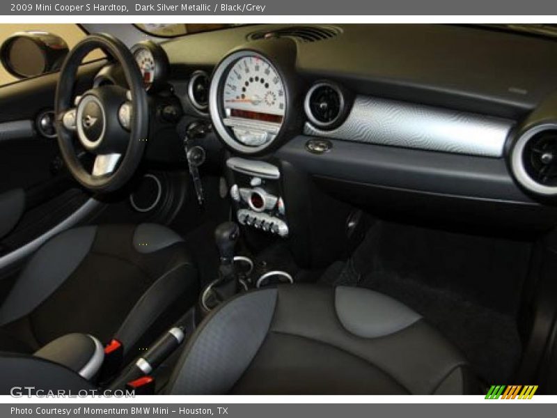 Dark Silver Metallic / Black/Grey 2009 Mini Cooper S Hardtop