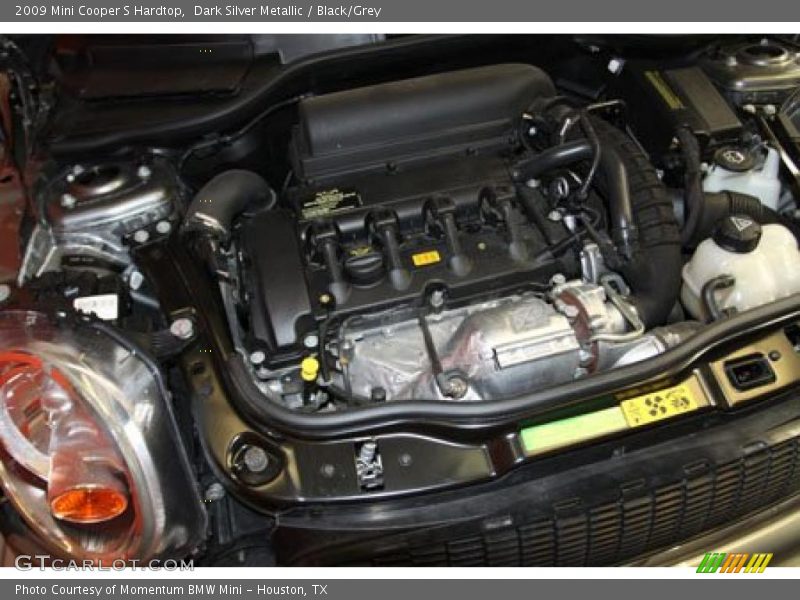 Dark Silver Metallic / Black/Grey 2009 Mini Cooper S Hardtop
