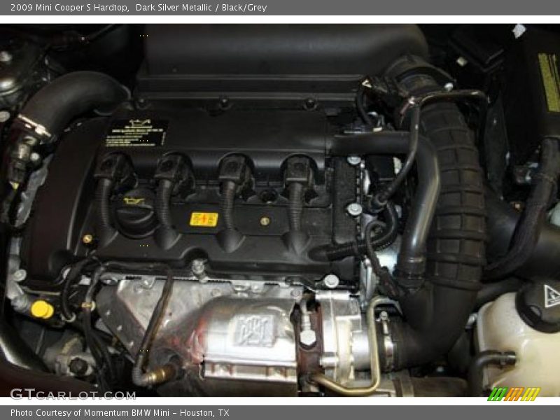 Dark Silver Metallic / Black/Grey 2009 Mini Cooper S Hardtop