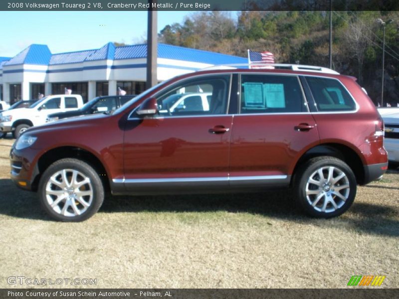  2008 Touareg 2 V8 Cranberry Red Metallic