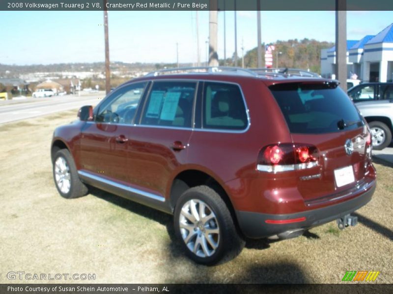 Cranberry Red Metallic / Pure Beige 2008 Volkswagen Touareg 2 V8