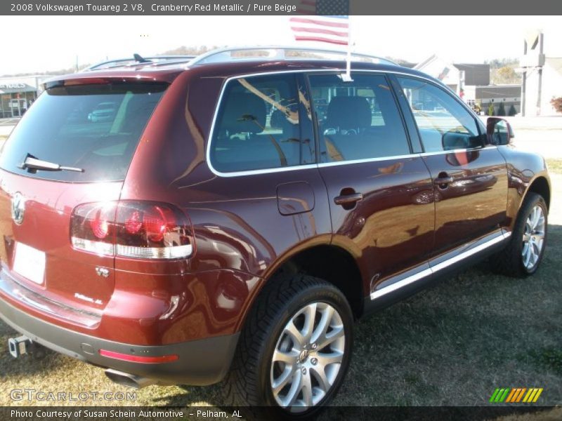 Cranberry Red Metallic / Pure Beige 2008 Volkswagen Touareg 2 V8