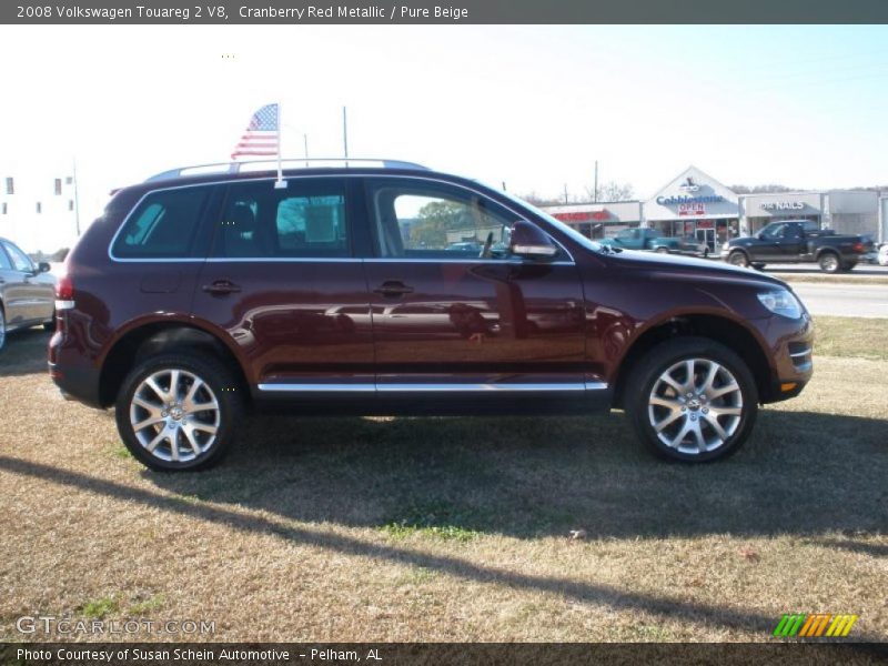 Cranberry Red Metallic / Pure Beige 2008 Volkswagen Touareg 2 V8
