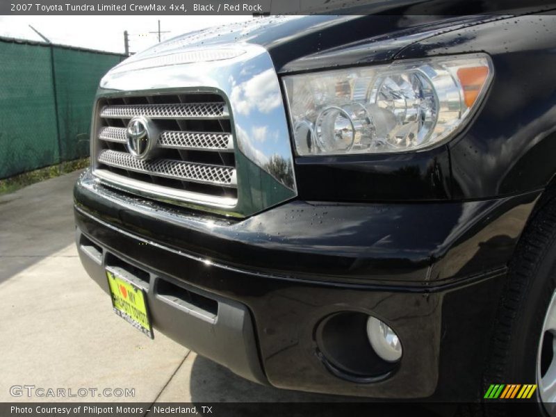 Black / Red Rock 2007 Toyota Tundra Limited CrewMax 4x4