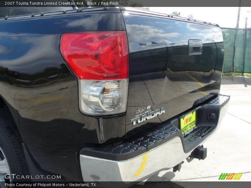 Black / Red Rock 2007 Toyota Tundra Limited CrewMax 4x4