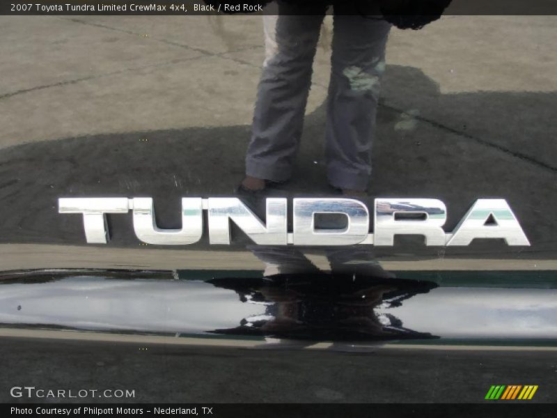 Black / Red Rock 2007 Toyota Tundra Limited CrewMax 4x4